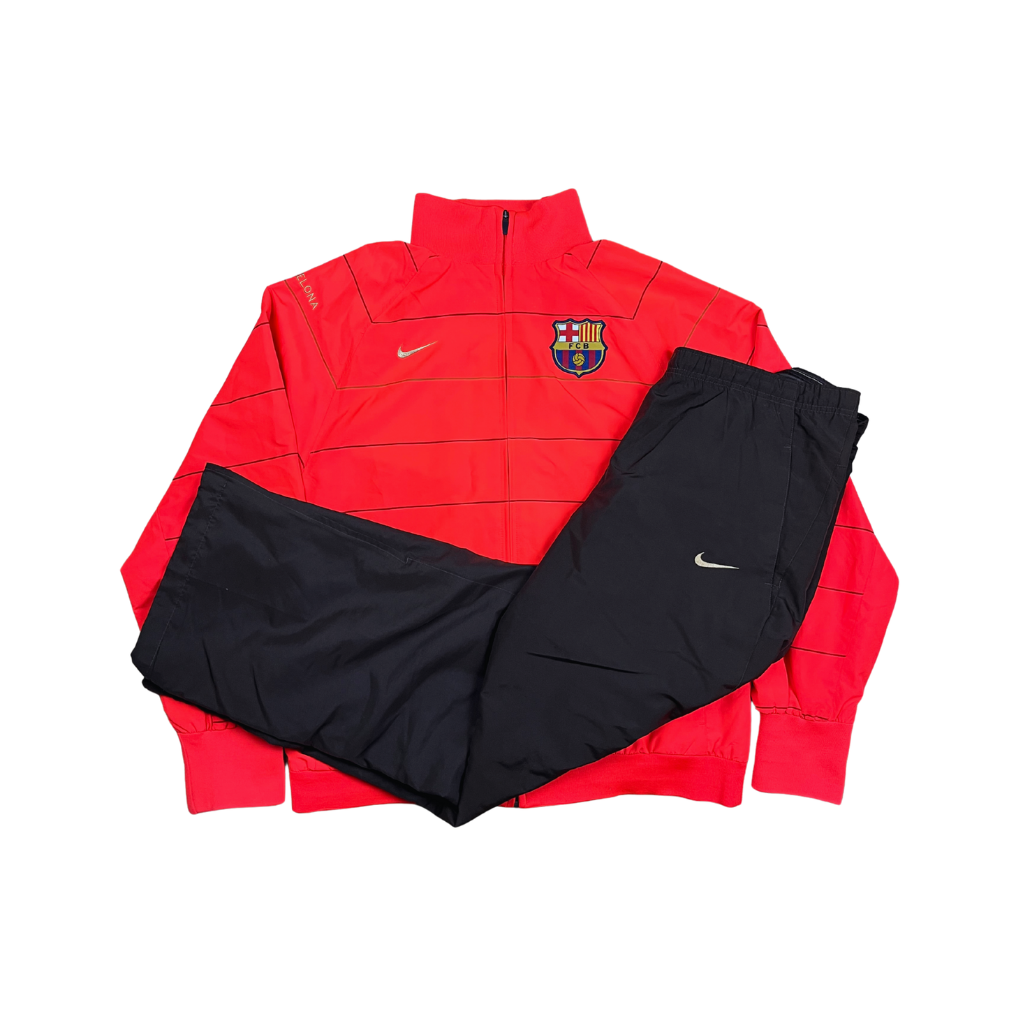 Nike FC Barcelona Tracksuit + Long Sleeve (M/L)